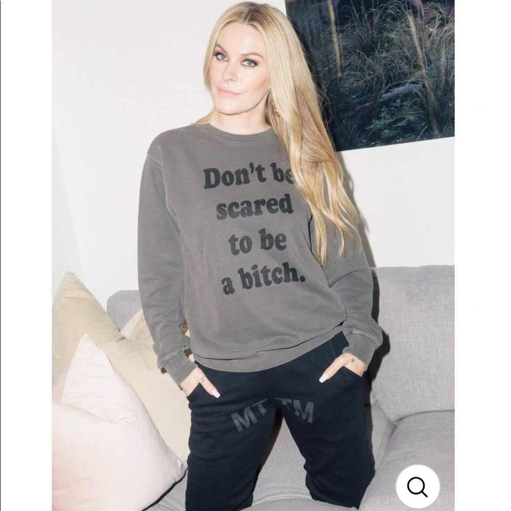 NWT Married To The Mob Sweatpants Black on Black